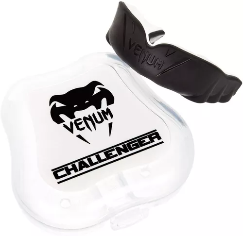 Venum Protector Bucal Gel Moldeable Boxeo Mma Con Estuche Color Negro/  Blanco Sabor Sin sabor