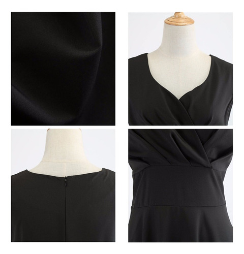 Vestido Largo De Una Línea Con Cinturón,elegante, Para Mujer