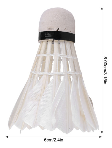Peteca De Badminton, 3 Peças, Bola De Peteca De Penas De Gan