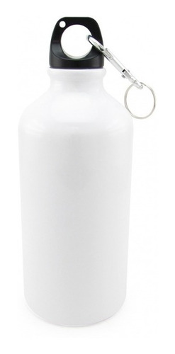 Botilito Metálico 500ml Botella Termo Agua Deporte Blanco
