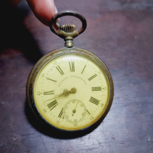 Relógio Bolso Railroud Timekeeper Para Retirada De Peças