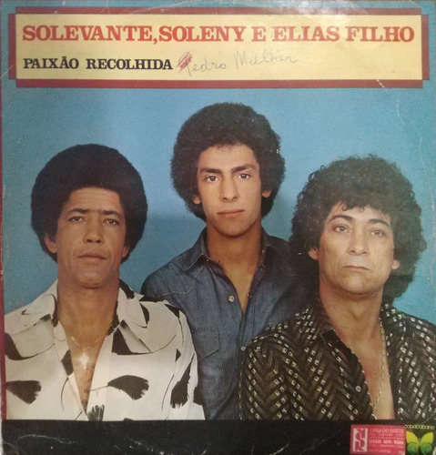 Vinil Lp Solevante, Soleny E Elias Filho - Paixão Recolhida