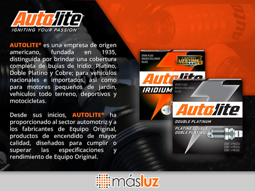 4 Bujías Kit Iridium Xp Ct6 L4 2.0l 16/18 Autolite