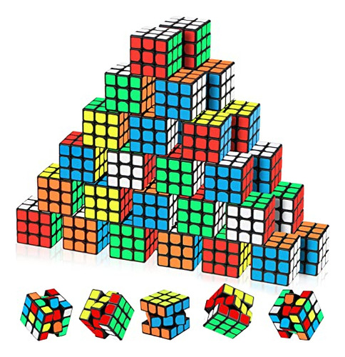 Mini Cube Puzzle Party Favoritos Para Niños - 56 Pack N1gyc