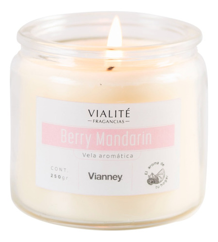 Velas 250 Gr Berry Mandarin Microfibra Vianney Home