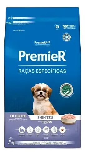Ração Premier shih tzu filhotes frango raças específicas 2.5 KG