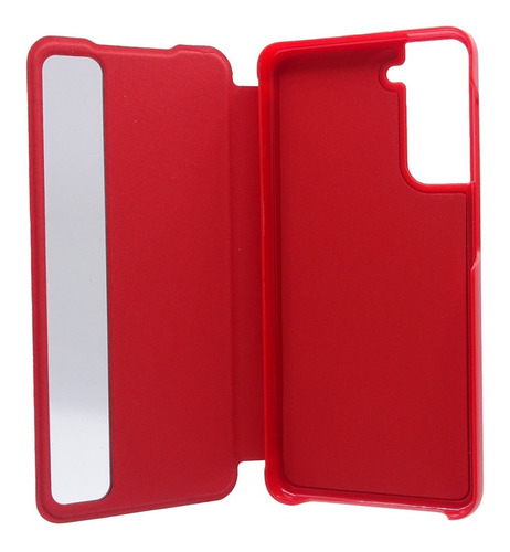 Carcasa Flip Cover Para Samsung S21 Ultra Con Tapa +hidrogel