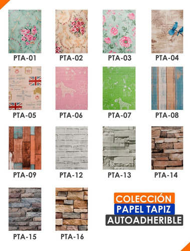 Papel Tapiz 3d Madera Duela Multicolor .53x10m Rinde 5.3m² Marrón