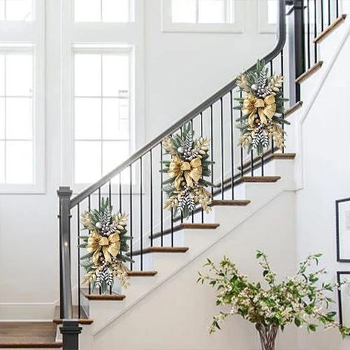R 3 Kits De Decoración De Coronas Navideñas Gigantes Con