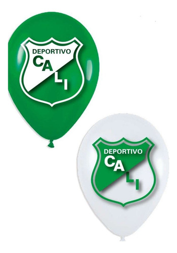 Globos Bombas Estampados X20u Deportivo Cali