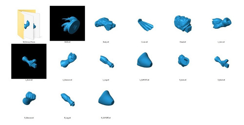Invencible Omni Man Stl Obj Impresión 3d