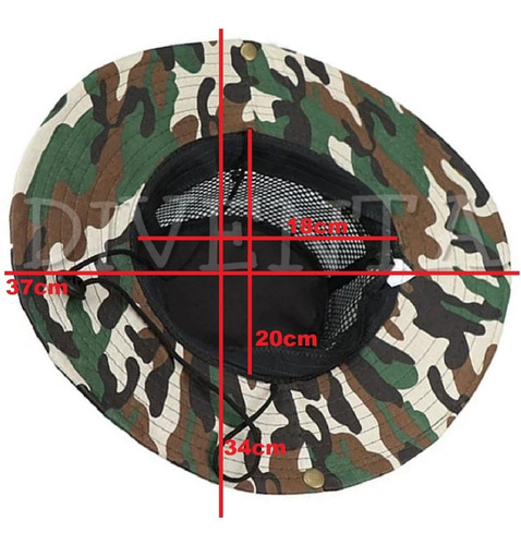 Imagen 2 de 2 de Gorro Sombrero Australiano Cubre Cuello Pesca Camping Caza