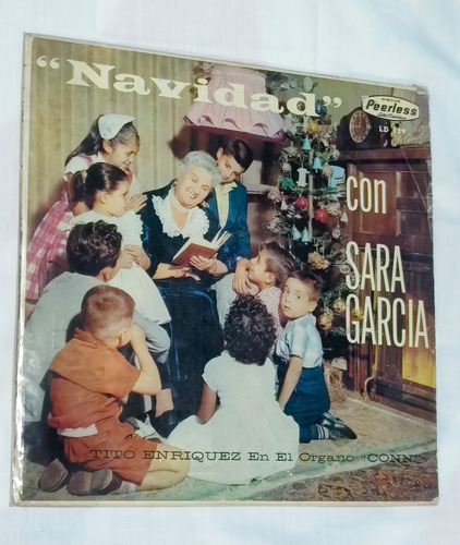 Navidad Con Doña Sara García Lp Vinilo Discos Peerless Raro (Usado)