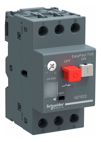 Disjuntor Termomagnético Tesys Gz1e 1,6-2,5a Schneider