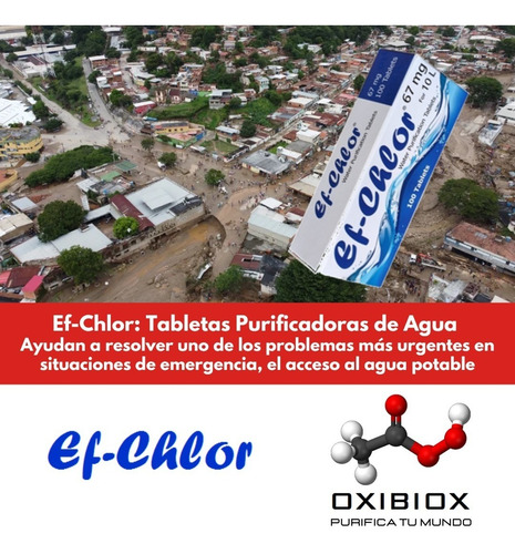 Imagen 7 de 10 de Tabletas Purificadoras Ef-chlor 67mg. Hasta 20l De Agua