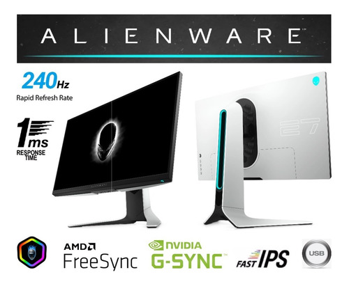 Monitor Dell Alienware 25 Aw2521hf 240hz Gsync Fsync 1ms Ips