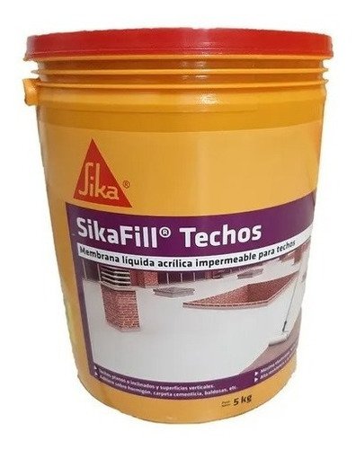 Sikafill Techos Membrana Liquida X 5 Kg Sika - Kromacolor