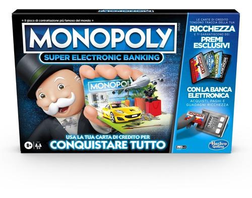 Monopoly Super Banco Electrónico Juego Original Hasbro