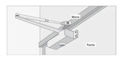 Cierrapuerta Sola Brazo Hidráulico 25 A 45 Kg Transito.!