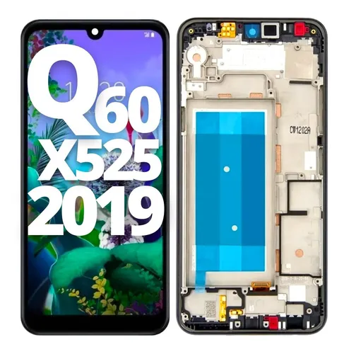 Modulo Display Lcd Touch Para LG Q60 Con Marco