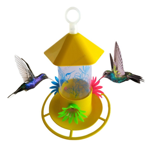 Bebedouro Suspenso Automatico 200ml Beija Flor Colibri Aves