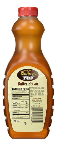 Pancake & Waffle Jarabe De Blackburn, Nuez De Mantequilla Sa