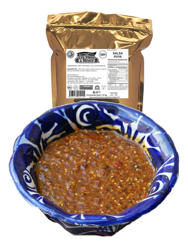 Salsa De Chile Puya Deshidratada Polvo 1kg, Especias Kosher