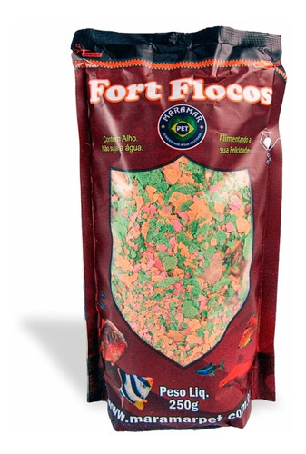 Ração Flocos P/ Peixes Ornamentais Fort Flocos 2kg Maramar