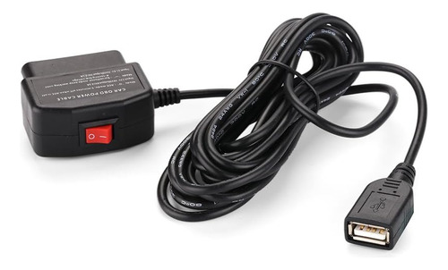 Cable De Alimentación Obd Universal Rearmaster Para Cámara D