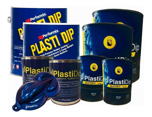Plasti Dip Pintura Removible Auto Grande Nebula Blue Azul