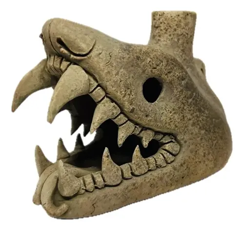 Fischietto Azteco Della Morte In Ceramica: Suono Potente 125+ Decibel, Per Halloween E Giorno Dei Morti