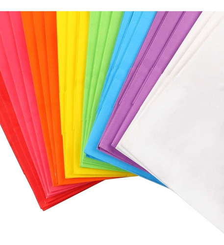 Bolsas De Papel Con Asas Grande, Pack X 12 Varios Colores