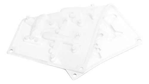 Cake Mould 6 Grid Airplane Shape Mold Silicone Baking