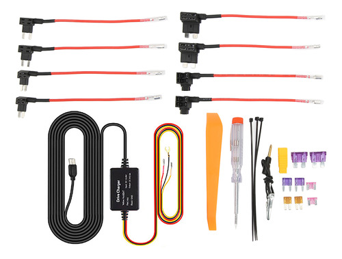 Kit De Cableado De Cámara De Salpicadero Usb Hardwire De 12