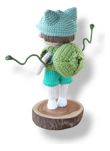 Benji Bulbasaur Muñeco Amigurumi Tejido Crochet