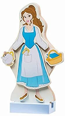 Muñeca De Madera Con Vestidos. Disney. Bella!!!