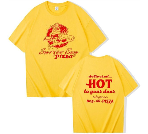 Nuevas Playeras De Stranger Things Surfer Boy Pizza Cotton