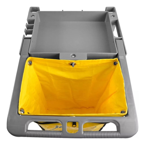 Carro De Aseo Porta Útiles Con Tapa Y Bolsa 52*119*96cm