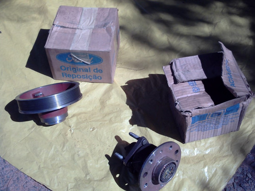 Polia Virabrequim Motor Mwm X10 6c Original Ford Caminhão 98