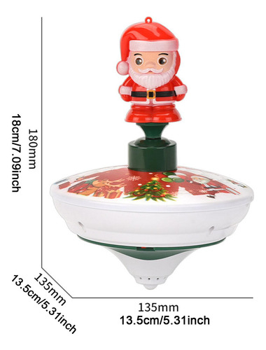 Peonza Giratoria Con Luz Led, Regalo De Navidad Para Niños,