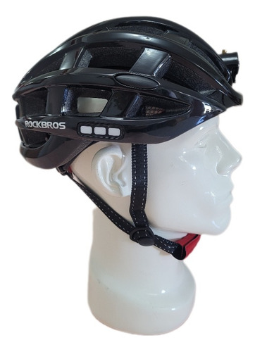 Casco Ultraligero Con Luz Led Marca Rockbros 