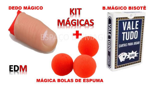 Kit 3 Em 1 Mágicas + Dvd Tutorial Envio Rápido