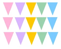 Comprar Decoración Banderines Unicornio Oropel 10 Tiras De 10m
