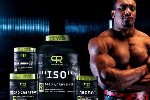 Bpi Sports X Larry Wheels Bcaa Aminoácidos Personal Record Sabor Peach Tea