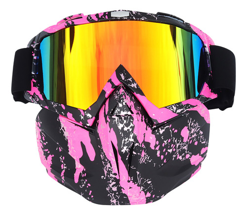 Gafas De Esquí Para Adultos Con Máscara De Esquí Desmontable