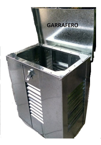 Imagen 1 de 4 de Garrafero (gabinete Para 2 Garrafas De Grupo Electrogeno)