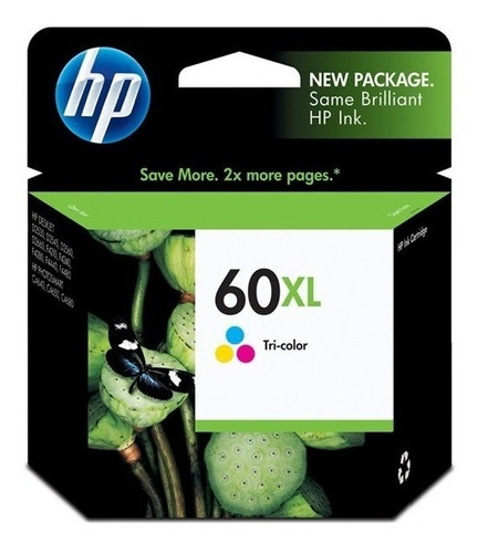 Cartucho Original Hp 60xl Color D2530/60 F4480/4280/d110- Cs