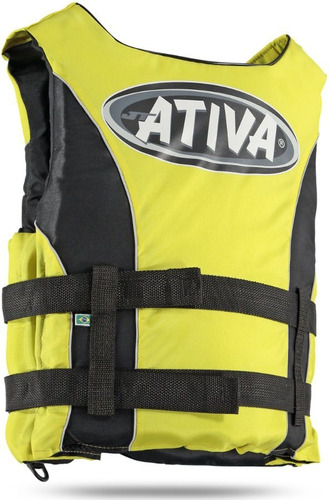Colete Salva Vidas Esportivo Ativa 55 Homologado G Amarelo
