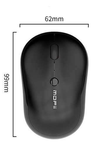 / Ratón Bluetooth Inalámbrico Mofii M5dm En Color Negro