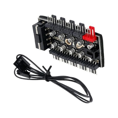 Splitter Fan Hub Pwm 10 Puertos 12v 4 Pin Fan Pwm Hub Molex